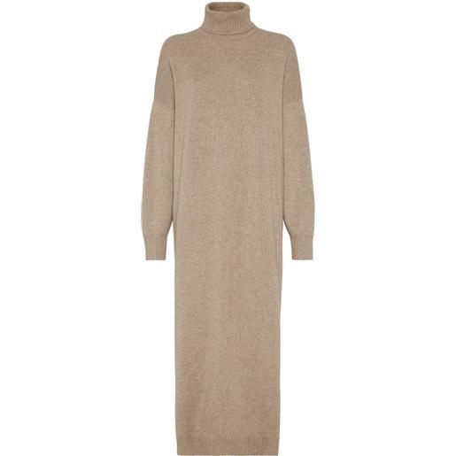 Brunello Cucinelli abito midi - marrone