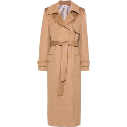 Thom Browne cappotto doppiopetto - toni neutri