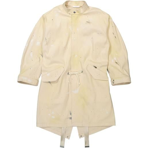 Helmut Lang parka con stampa - toni neutri