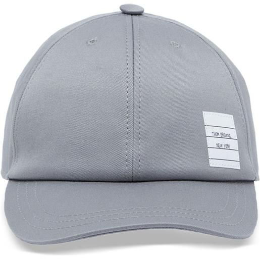 Thom Browne cappello da baseball - grigio