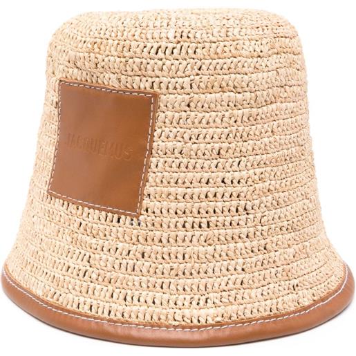 Jacquemus cappello bucket le bob soli - toni neutri