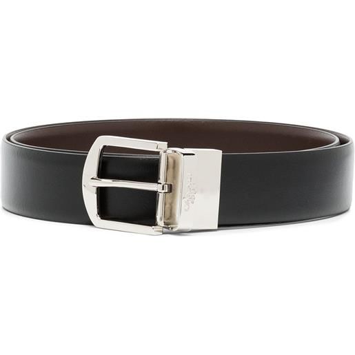 Canali cintura con fibbia - nero