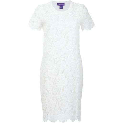Ralph Lauren Collection abito in pizzo - bianco