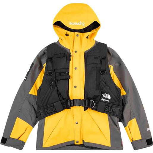Supreme giacca supreme x the north face rtg - giallo