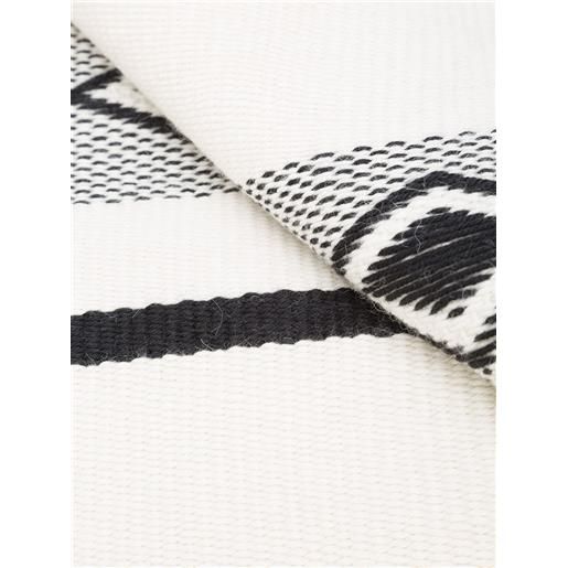 VOZ sciarpa con ricamo - bianco