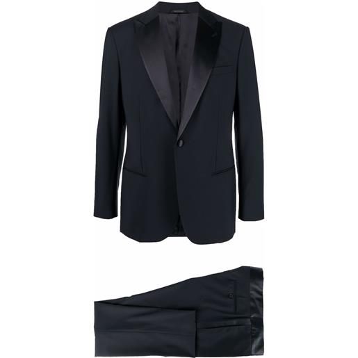 Giorgio Armani completo monopetto sartoriale - blu