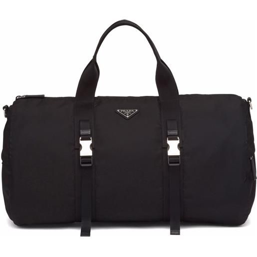 Prada borsone con logo - nero