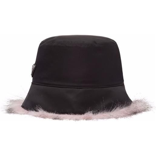 Prada cappello bucket re-nylon - nero