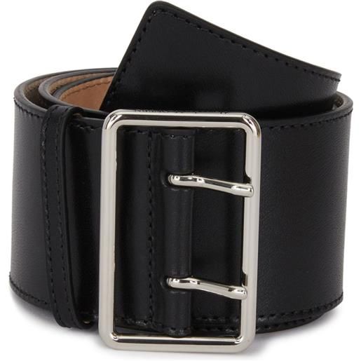 Alexander McQueen cintura larga stile militare - nero