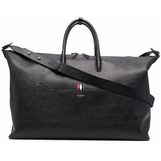 Thom Browne borsone con decorazione rwb - nero