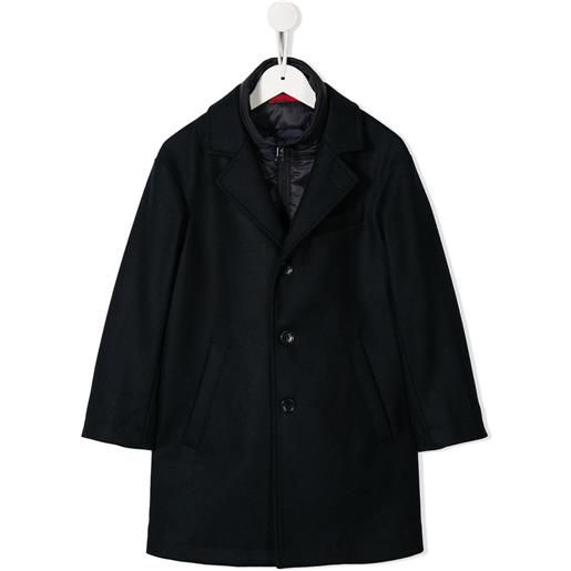 Fay Kids cappotto monopetto - blu