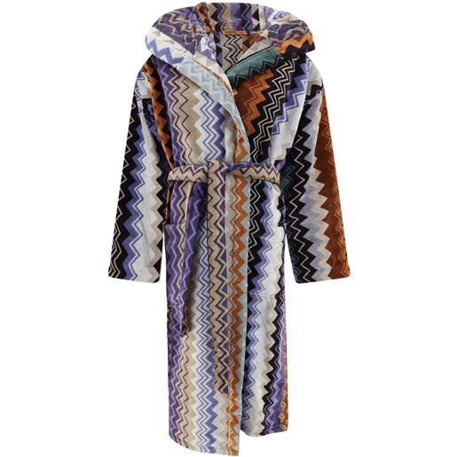 Missoni Home accappatoio giacomo con cintura - blu