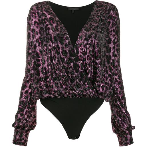 Philipp Plein body con paillettes - rosa