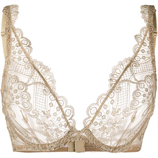 I.D. Sarrieri reggiseno semi trasparente christmas - toni neutri