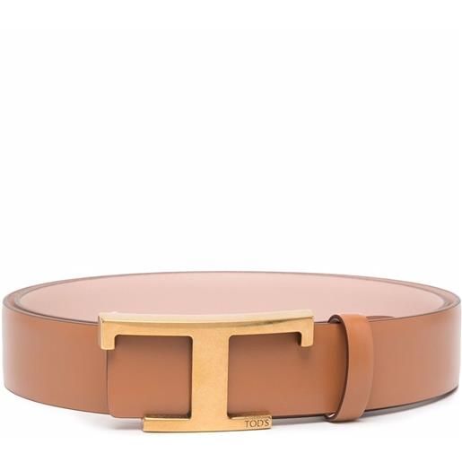 Tod's cintura con fibbia - marrone