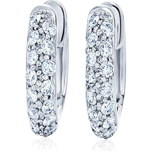 KristLand Orecchini In Argento 925 Con Opale Creato 9mm - Confezione Regalo - Delicati Per Donna - 3