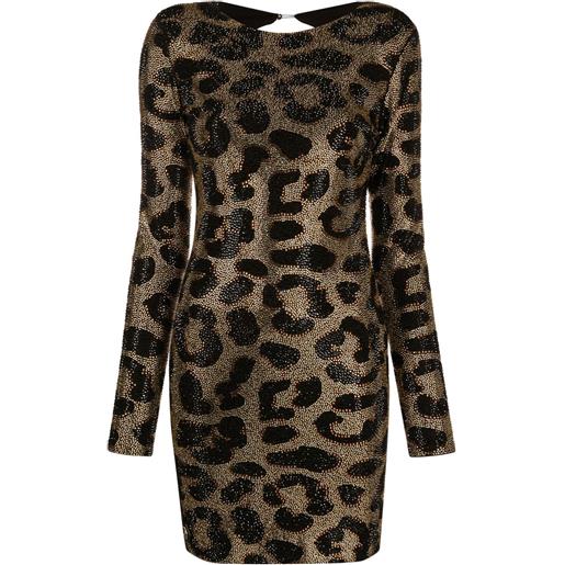 Philipp Plein abito con stampa - nero