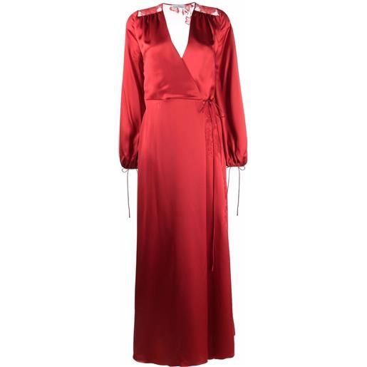 Carine Gilson sottoveste con dettaglio a fiori - rosso