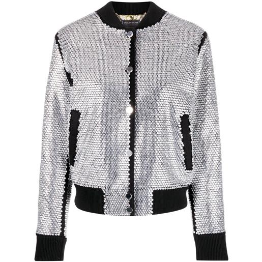 Philipp Plein bomber con decorazione - nero