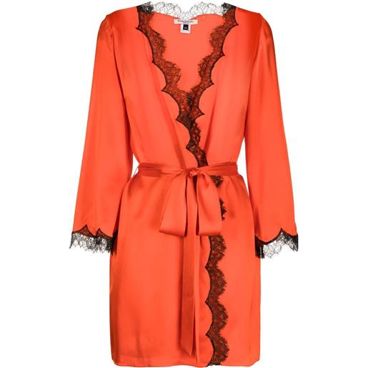 Gilda & Pearl vestaglia con nodo - arancione