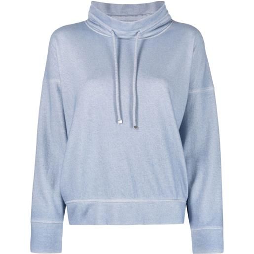 Colombo felpa con collo - blu