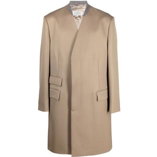 Maison Margiela cappotto cavalry monopetto - toni neutri