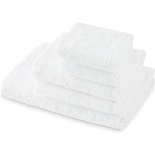 Dolce & Gabbana set di 5 asciugamani in cotone - bianco