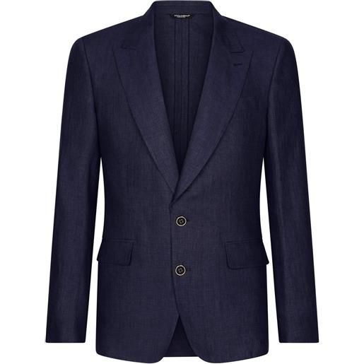 Dolce & Gabbana blazer monopetto - blu