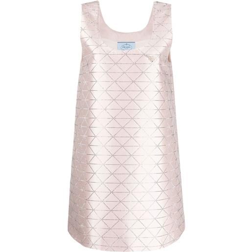 Prada abito con strass - rosa