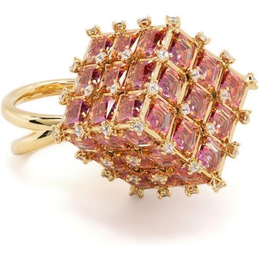 Swarovski anello da cocktail curiosa - oro