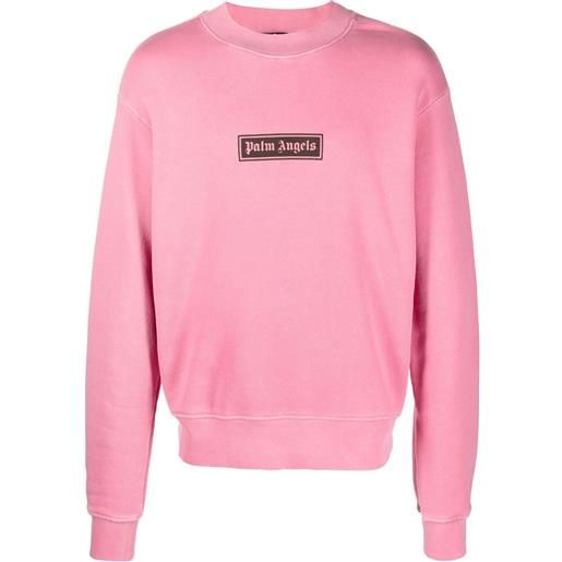 Palm Angels felpa con stampa - rosa