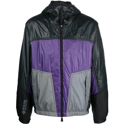 Moncler Grenoble giacca sportiva con cappuccio - grigio