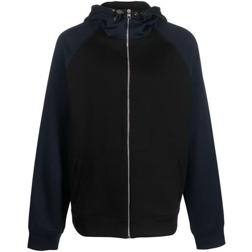 Alexander McQueen felpa con design color-block - nero