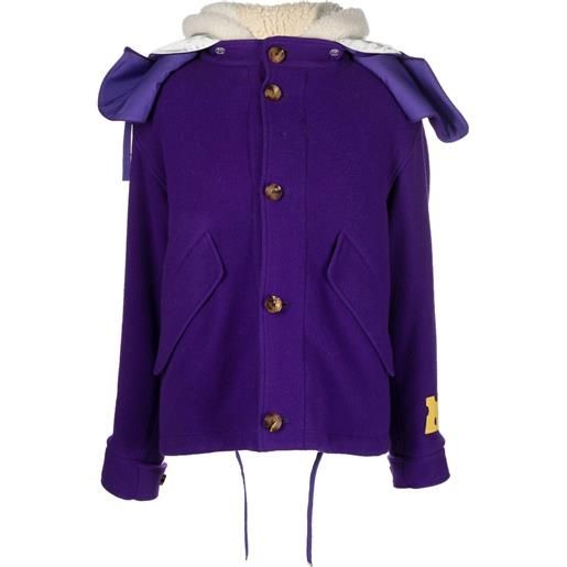 Off-White giacca reversibile - viola