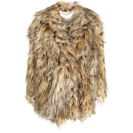 BECAGLI cappotto oversize - toni neutri