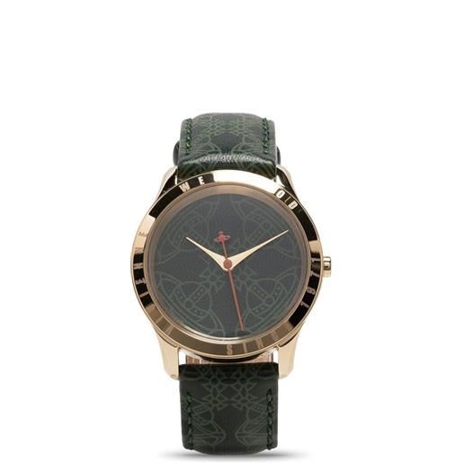 Vivienne Westwood Fenchurch Orologio Donna Quarzo 28 Mm, Cassa Bicolore, Quadrante Grigio, Data - 4
