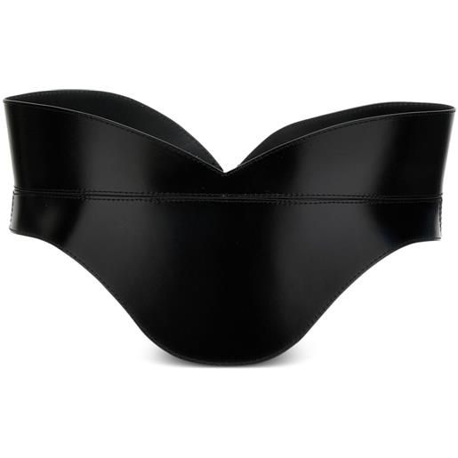 Alexander McQueen cintura in stile corsetto - nero