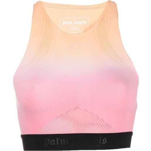 Palm Angels top sportivo shades - rosa