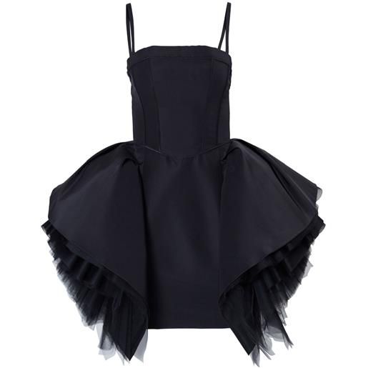 Carolina Herrera abito con ruches - nero