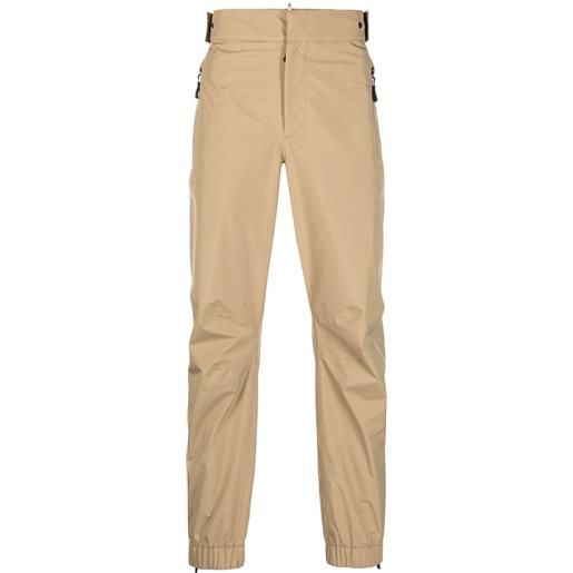 Moncler Grenoble pantaloni da sci con caviglie elasticizzate - toni neutri