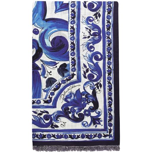 Dolce & Gabbana asciugamano blu mediterraneo (180cm x 120cm)