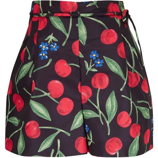 Carolina Herrera shorts con stampa - nero