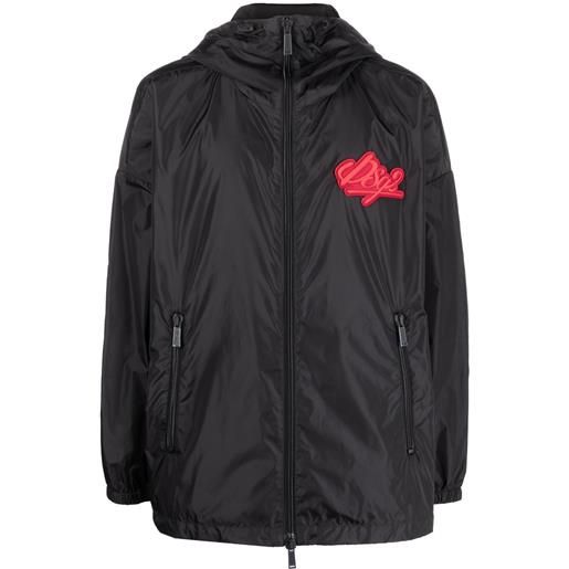 DSQUARED2 giacca con cappuccio - nero