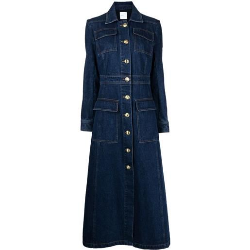 Rosetta Getty cappotto denim - blu