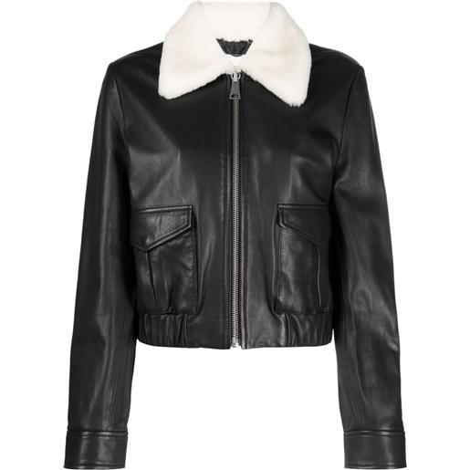 Dorothee Schumacher giacca in pelle - nero