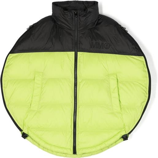 MM6 Maison Margiela Kids gilet imbottita con ricamo - verde