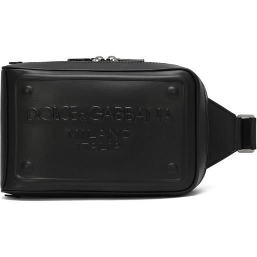 Dolce & Gabbana marsupio con logo - nero