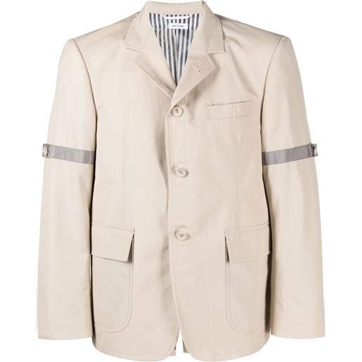 Thom Browne giacca monopetto - toni neutri
