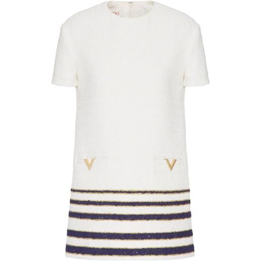 Valentino Garavani abito mariniere corto - toni neutri