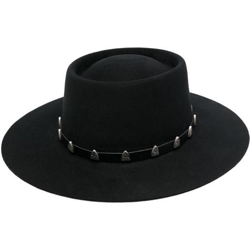 Philipp Plein cappello con decorazione borchie - nero